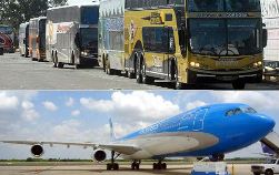 Viajar en avión mas barato que en micro