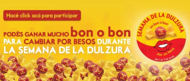 Concurso Bon o Bon "Semana de la dulzura"